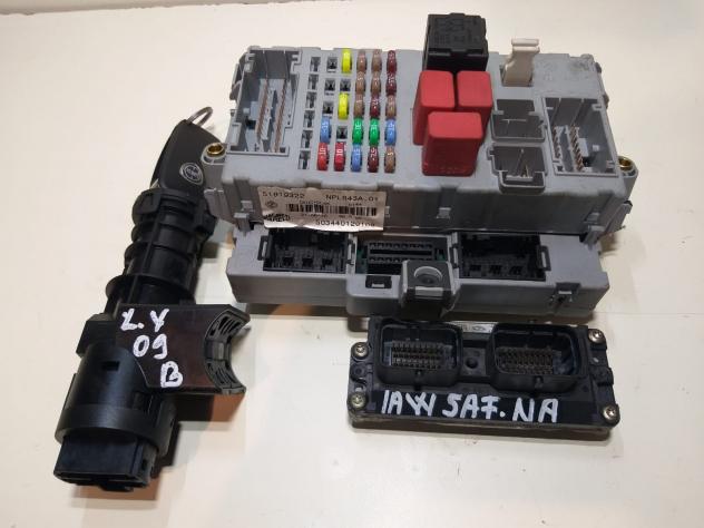 KIT CENTRALINA MOTORE LANCIA Ypsilon 2° Serie IAW 5AFNA benzina 1.2 (0610)