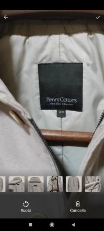 Giaccone uomo/ Henry Cotton's tg 48