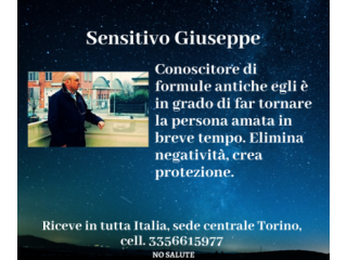 Scopri le straordinarie Capacità del Sensitivo Giuseppe