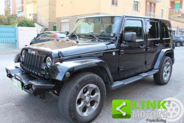 JEEP Wrangler Unlimited 3.6 V6 Sahara Auto con gancio traino rif. 23339158