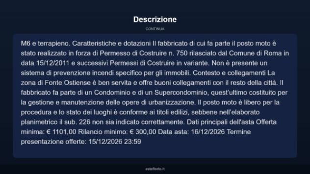 Immobile in asta di 2 m² in vendita a Roma - Foto 4