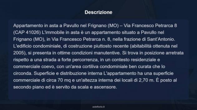 Immobile in asta di 70 m², box auto in vendita a Pavullo nel Frignano - Foto 14