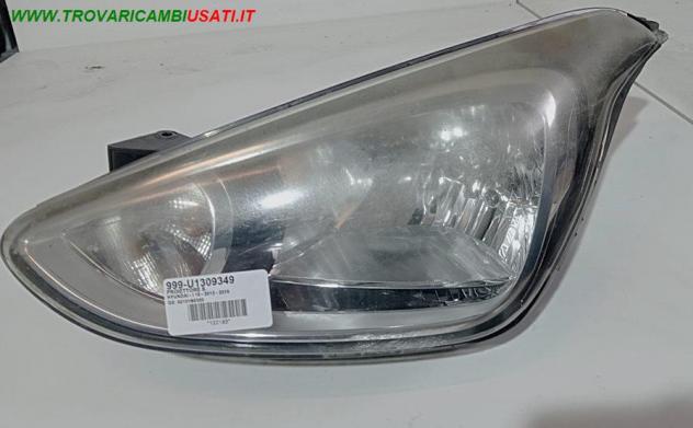 PROIETTORE SX DA LUCIDARE 999-U1309349 Parti elettriche  Fanaleria  Proiettori  Proiettore ant. HYUNDAI - i 10 - 2013 - 2019