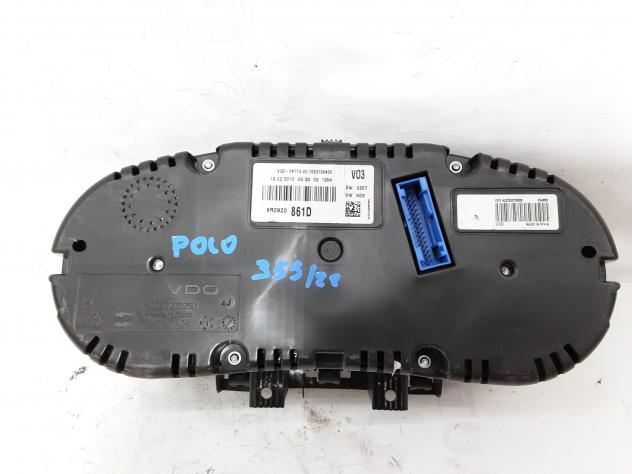 QUADRO STRUMENTI VOLKSWAGEN Polo 5° Serie 6R0920861D (0917) - Foto 4