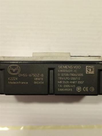 MODULO RICEVITORE TELECOMANDO MAZDA 6 S. Wagon 2° Serie DH55-675DZ-B LF95 benzina 1999 (0813) - Foto 2
