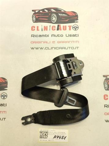CINTURA DI SICUREZZA POSTERIORE DX AUDI A3 Sportback (8V4) 8V3857805 620093800 CLH (1216)