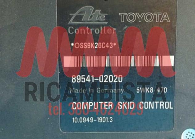 8954102020 Toyota Corolla centralina gruppo pompa ABS