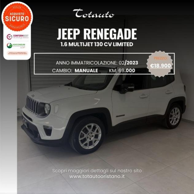 JEEP Renegade 1.6 Mjt 130 CV Limited rif. 23961794