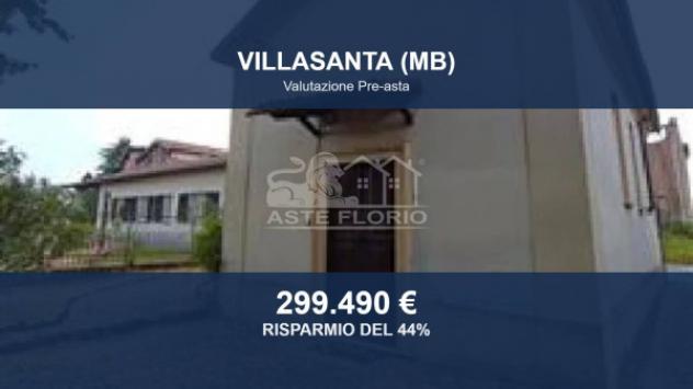 Immobile in asta di 197 m², box auto doppio in vendita a Villasanta