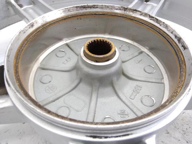 SYM HD EVO TAMBURO EURO 3 125 CERCHIO RUOTA POSTERIORE 16 X 2.75 2008 2009 - Foto 8
