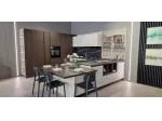 Cucina AR-DUE Q01 angolo con penisola e tavolo