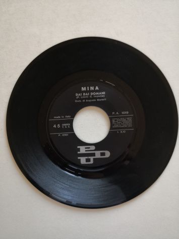 Disco Vinile 45 giri di Mina - "Non credere", originale del 1969. - Foto 5