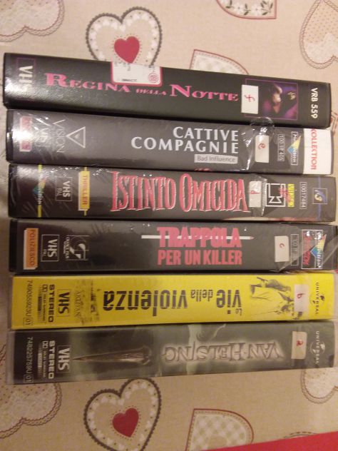 Cassette VHS con FILM Originali