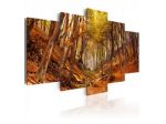 Quadro Persi Nella Foresta 100x50 E 200x100 ARREDALACASA- Autunno Arancione