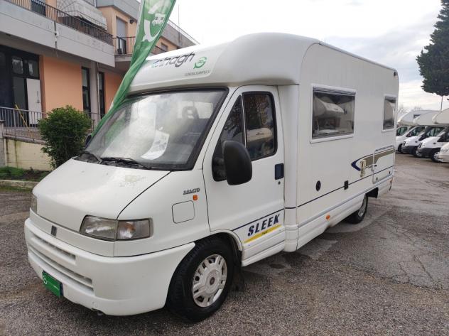 CAMPER ELNAGH SLEEK DUCATO SEMINTEGRALE FOTOVOLTAICO CLIMATIZZATORE TENDALINO GENERALI USATI 519 - Foto 2
