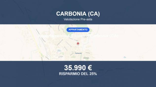 Immobile in asta di 75 m² in vendita a Carbonia