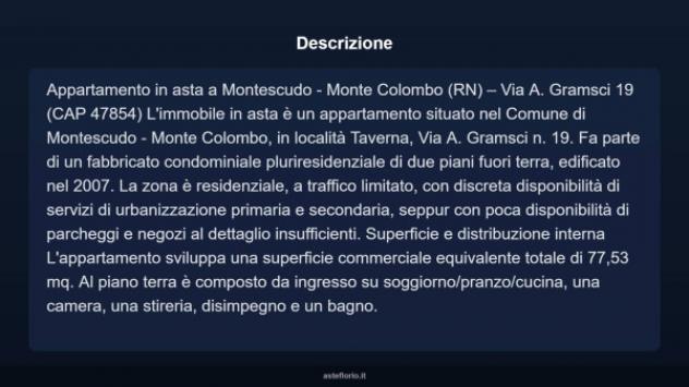 Immobile in asta di 77 m² in vendita a Montescudo - Montecolombo - Foto 6