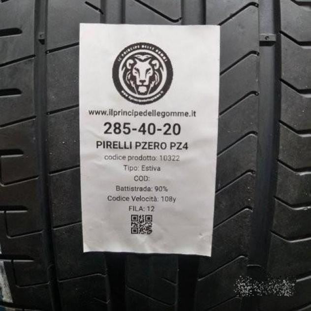 2 gomme 285 40 20 pirelli a10322 - Foto 2