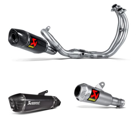 Scarico Akrapovic Slip on Titanio carbonio Evolution Line collettori