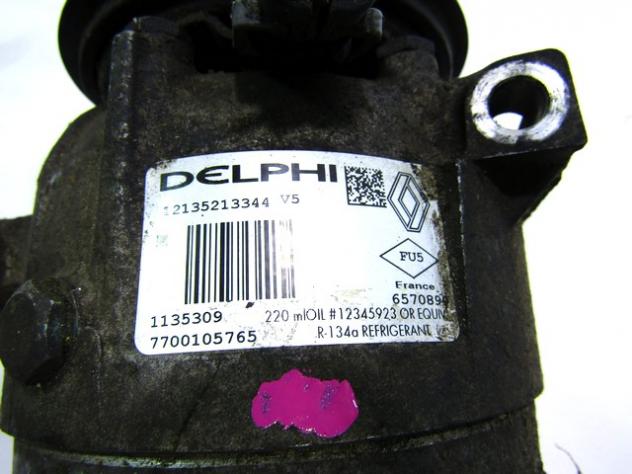 35213344 COMPRESSORE CLIMA CLIMATIZZATORE NISSAN INTERSTAR 2.5 D 84KW 6M 5P (2003) RICAMBIO USATO DELPHI 121 V5 - Foto 2