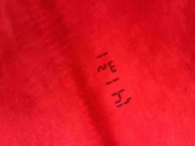 Pelle scamosciata rosso per Artigianato – Sp. 1,8 - Foto 2
