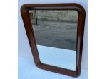 Specchio in legno con cornice svasata
