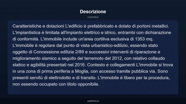 Immobile in asta di 485 m² in vendita a Moglia - Foto 8
