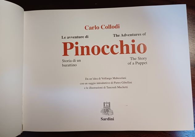 Le avventure di Pinocchi, C, Collodi, Edizione Sardini 2012. - Foto 5