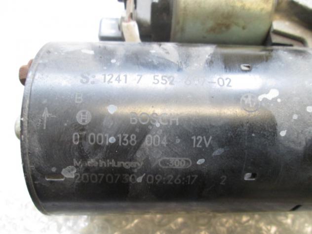 0001138004 MOTORINO AVVIAMENTO MINI COOPER R56 1.6 B 88KW 5M 3P (2007) RICAMBIO USATO 12417552 20070730 13417561559 - Foto 2