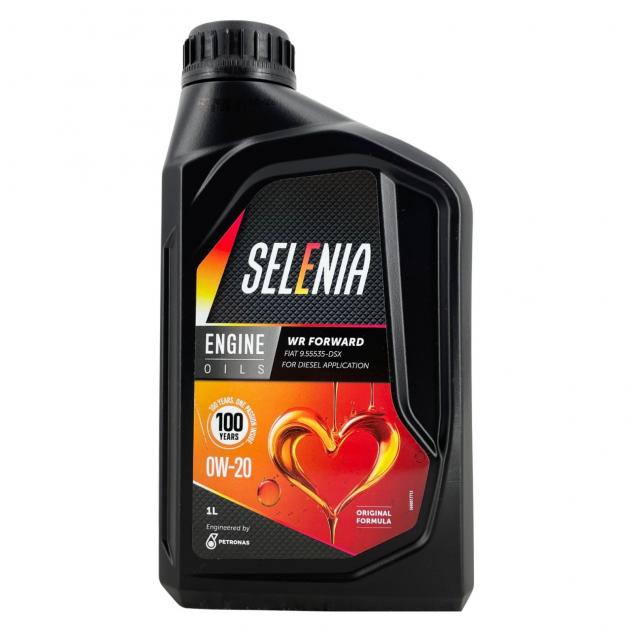 Olio Selenia WR Forward 0W20 1L Lubrificante Sintetico FCA 955535-DSX