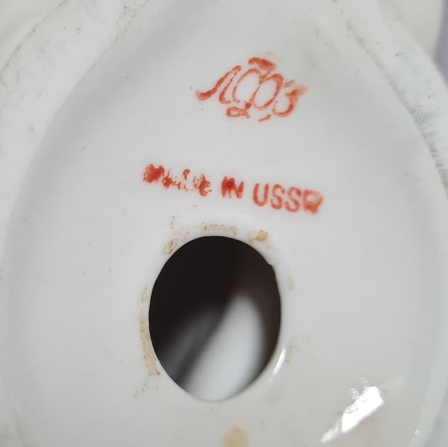 Figurina  in porcellana russa URSS Lomonosov, bellissima lontra marina - Foto 2