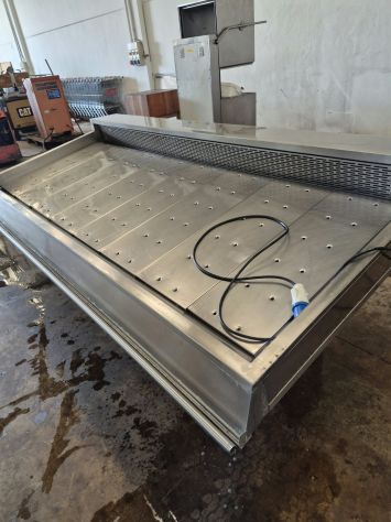 ESPOSITORE INOX PRODOTTI ITTICI REFRIGERATO USATO