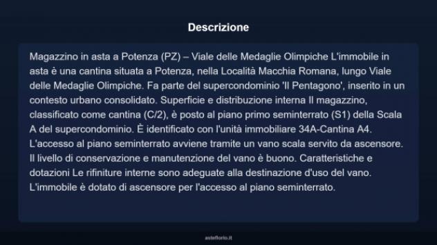 Immobile in asta di 40 m² in vendita a Potenza - Foto 8