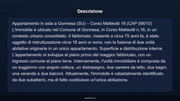 Immobile in asta di 60 m² in vendita a Gonnesa - Foto 4