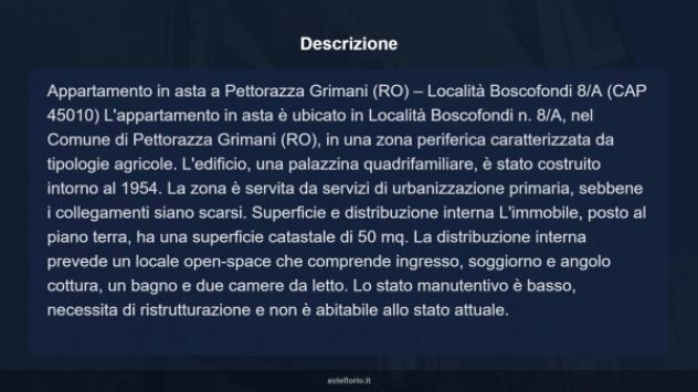 Immobile in asta di 50 m² in vendita a Pettorazza Grimani - Foto 9
