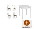 Set Completi Tavoli e Sedie color bianco cod 104
