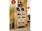 Mobili Rustici Dispensa 4 porte 4 cassetti 1 tiretto laccato decorato cod 7408