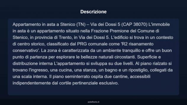 Immobile in asta di 60 m² in vendita a Stenico - Foto 3