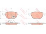 Trw Pattini Freno Ford Focus Ii/C-Max (03-) 1.8 Flex Gdb1583