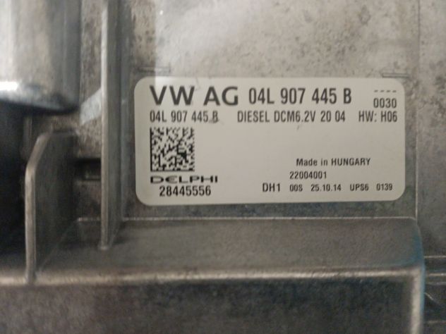 ECU DELPHI 28445556 DCM6.2 V VW AG 04L 907 445 B - Foto 4