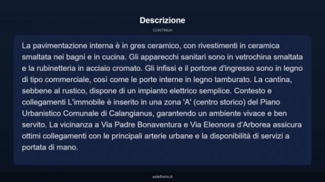 Immobile in asta di 119 m² con più di 5 locali in vendita a Calangianus - Foto 11