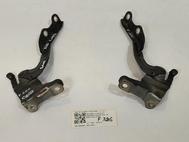 CERNIERE BAULE COFANO POSTERIORE DX SX KIA Cee'd 1° Serie 791101H000 791201H000 G4FA (0612) - Foto 3
