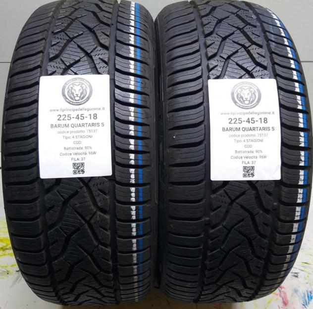 2 GOMME 225 45 18 BARUM A75137