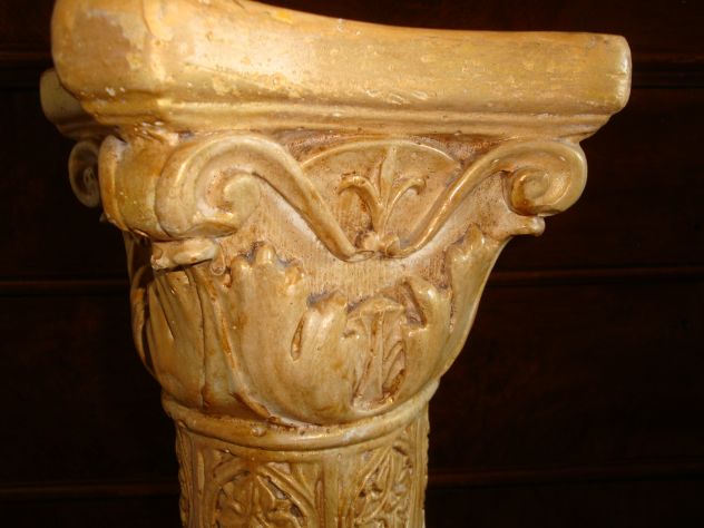 Colonna primi '900 in gesso - Foto 5