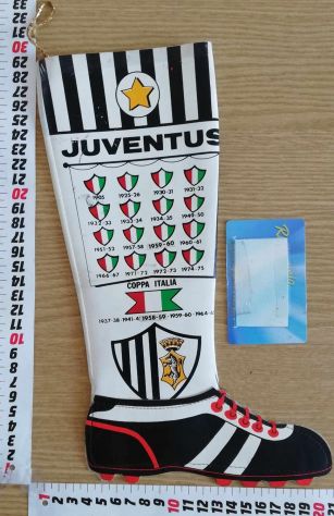 Calza befana Juventus vintage, degli anni 70 (epiphany stocking)
