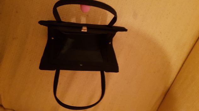 Pochette nera vintage anni 60 - Foto 3