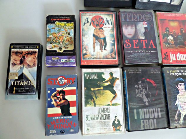 VHS vari  lotto misto  Originali d'epoca. TESTATI (INTERO LOTTO) - Foto 9