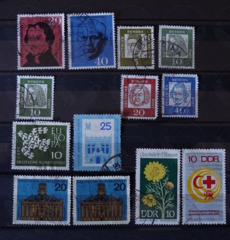 GERMANIA 1948-1998 Lotto di 63 francobolli - Foto 4