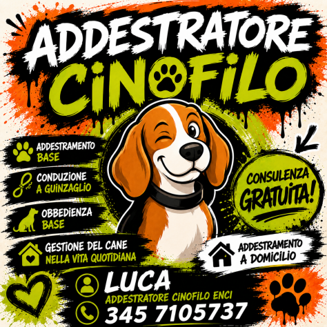 🐾 ADDESTRATORE CINOFILO ENCI