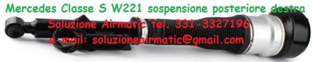 Mercedes Classe S W221 sospensione posteriore destra A2213205813 A2213201438 A2213205613
